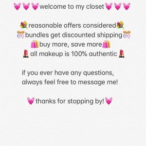 Welcome to my closet! 💓